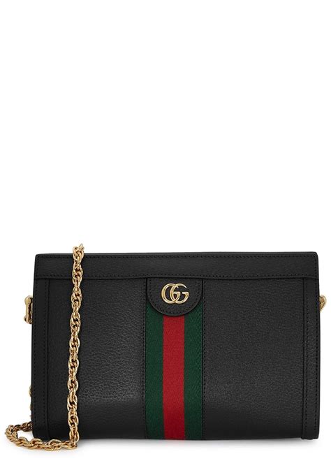 gucci black over shoulder bag|Altro.